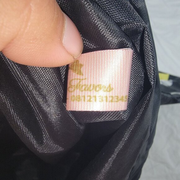 Petite Favor x Hello Kitty Black Large Tote Bag All Over Print Casual Storage - Picture 7 of 11